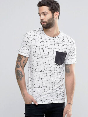 White T-shirt for man